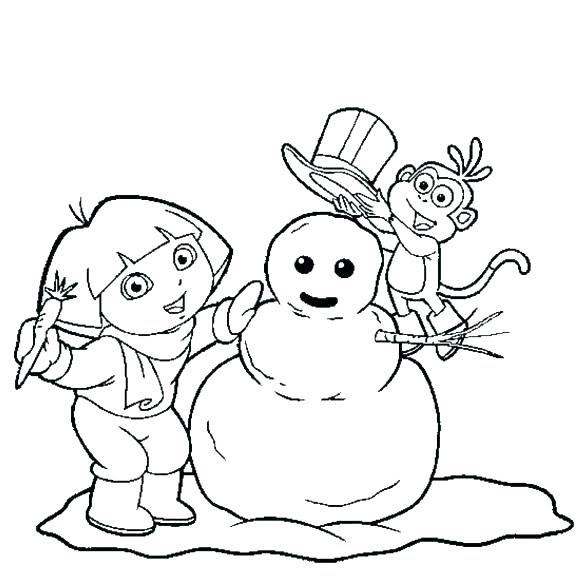 580x580 Dora Printable Coloring Pages Mermaid Coloring Pages Printable