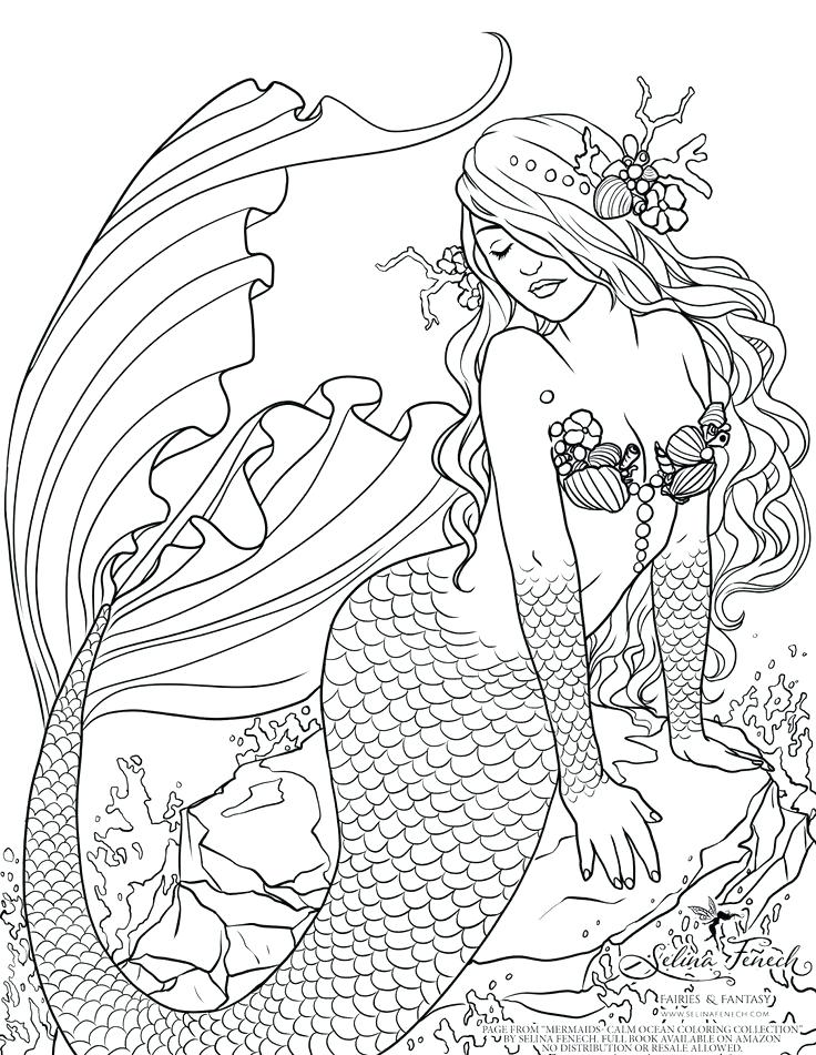 736x951 Printable Mermaid Coloring Pages Best Mermaid Coloring Ideas