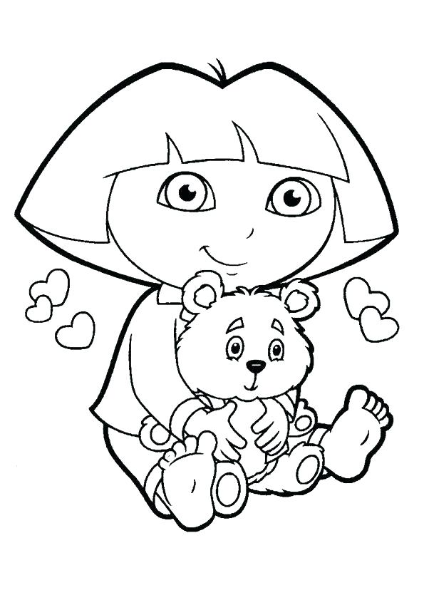595x842 Dora Printable Coloring Pages Printable Coloring Pages Print Color