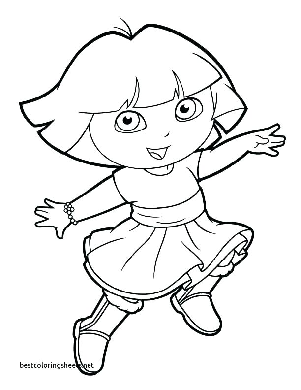 612x792 Printable Coloring Pages Dora Yongtjun