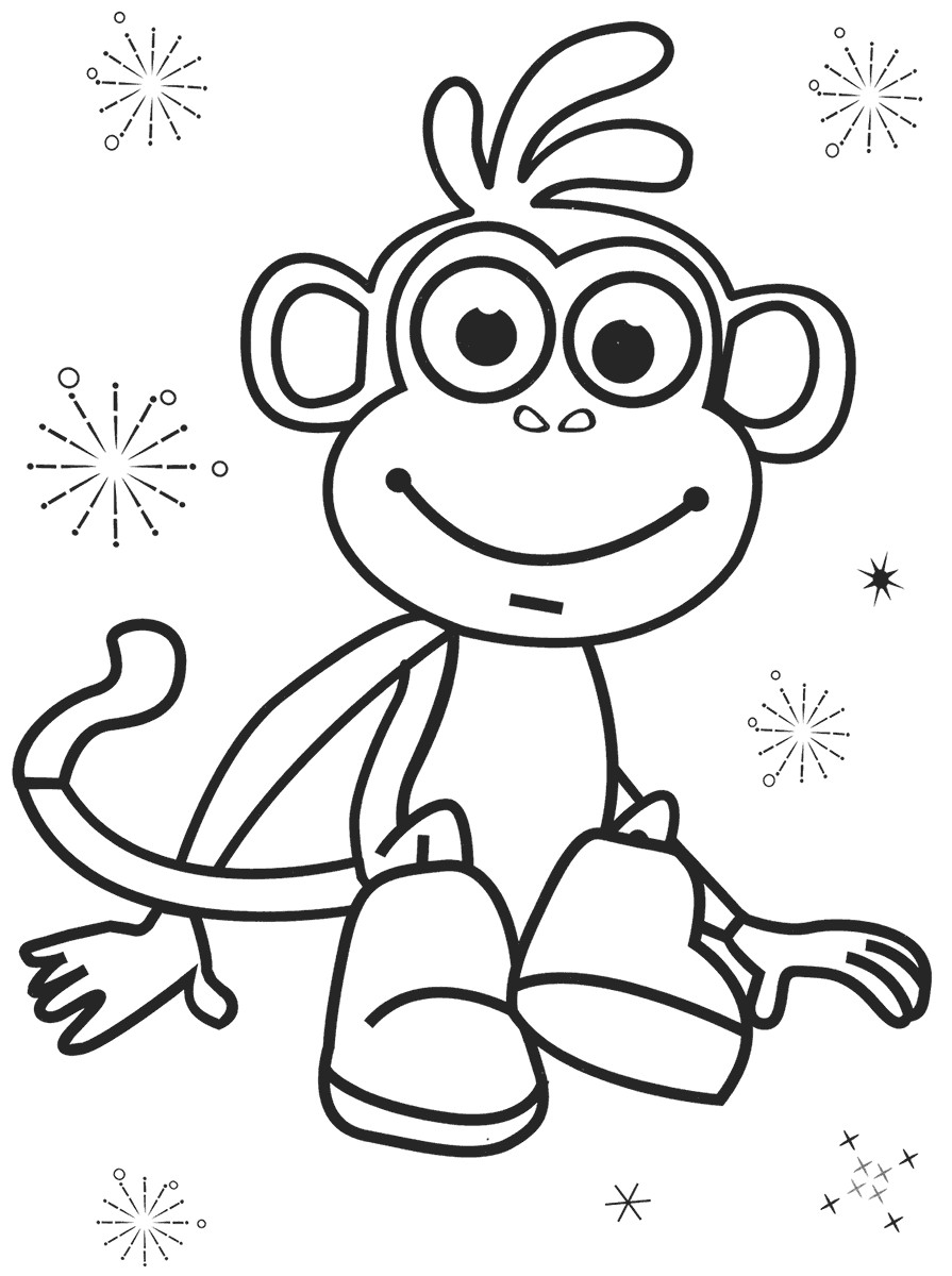 895x1200 Dora Christmas Coloring Pages Free Printable Fresh Top Free Boots