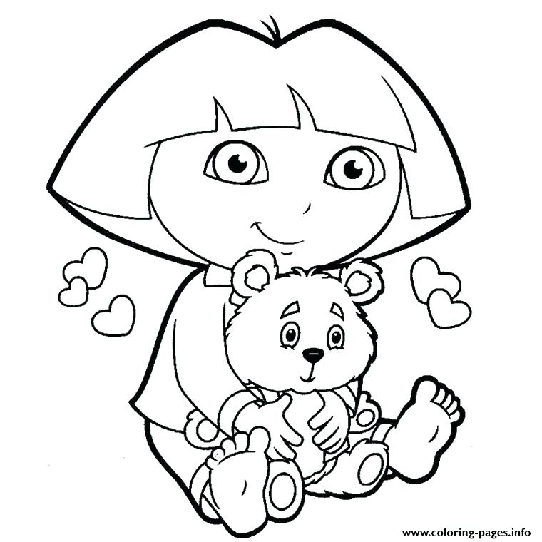 760x760 Dora Explorer Coloring Pages Explorer Coloring Pages Dora