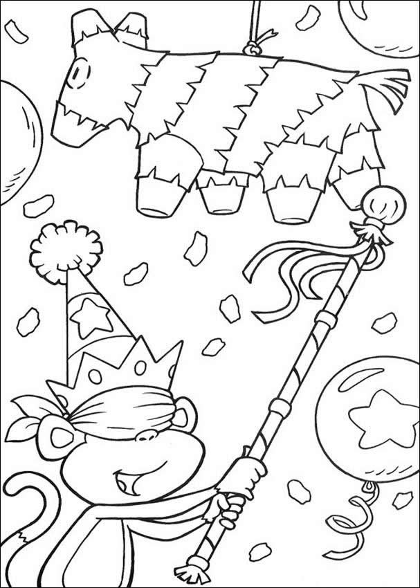 607x850 Dora The Explorer Coloring Pages