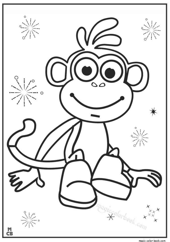 685x975 Dora Explorer Coloring Pages Online