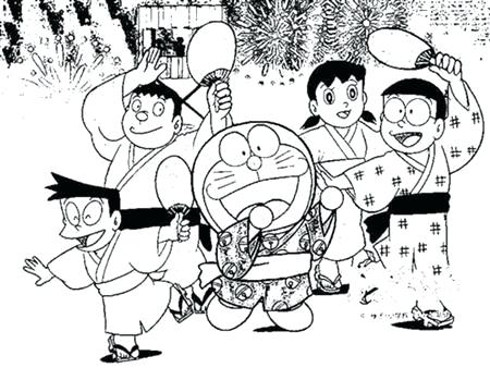 450x338 Nobita And Doraemon Coloring Games Pages My