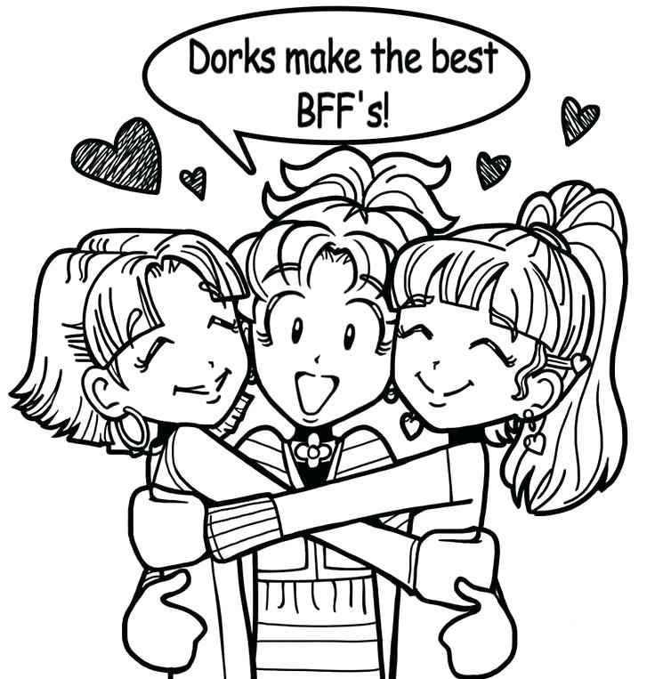 736x763 My Diary Coloring Page Dork Diaries Printable Coloring Pages Dork