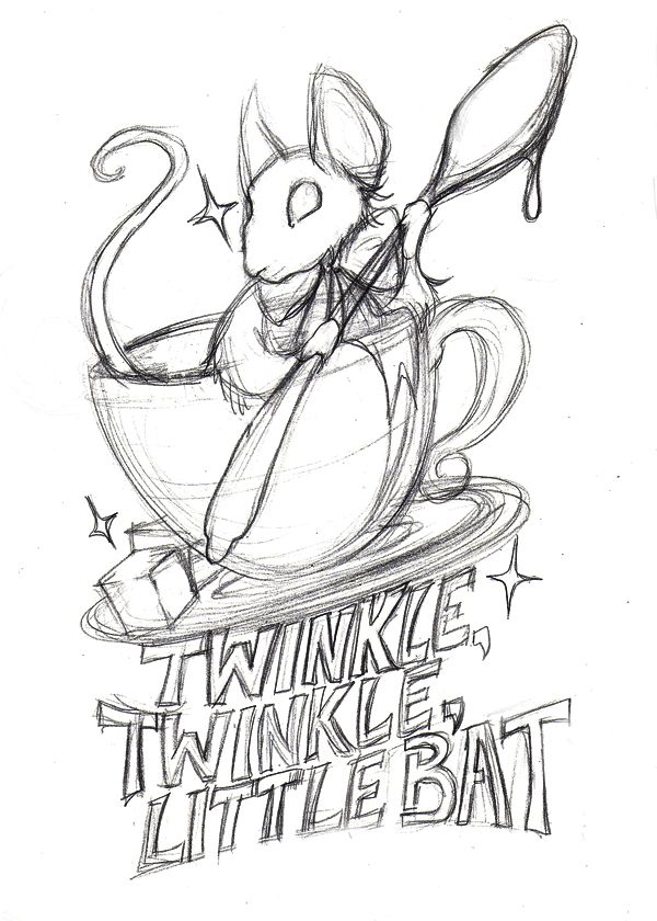 600x840 Dormouse Alice In Wonderland Drawing