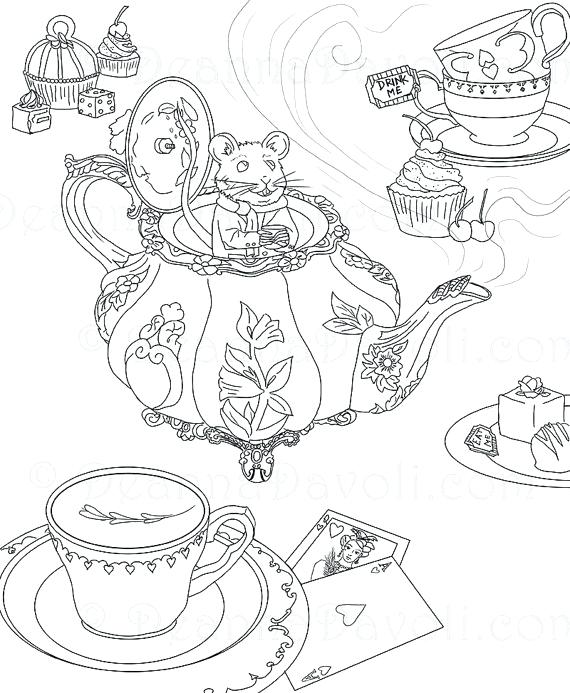 570x693 Dormouse Animal Coloring Pages Woodlouse Animal Coloring Pages