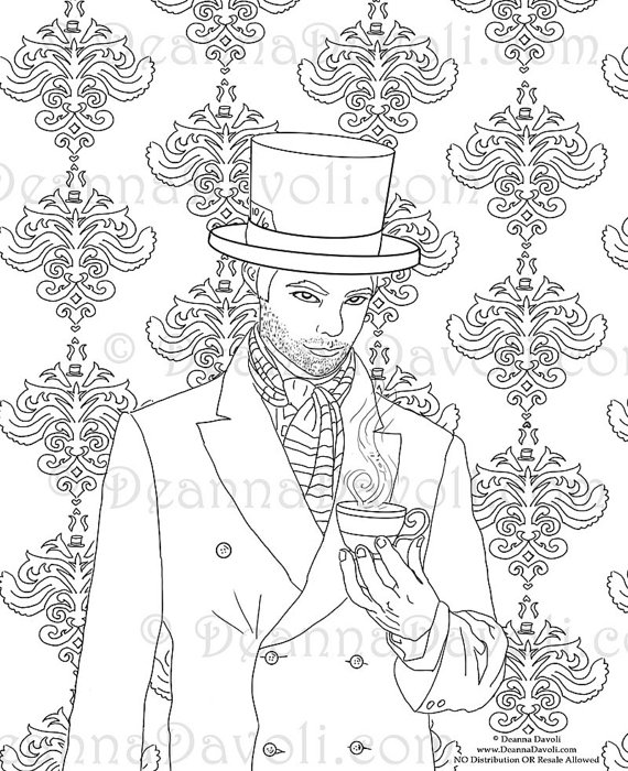 570x700 Alice In Wonderland Coloring Page Adult Coloring Pages White