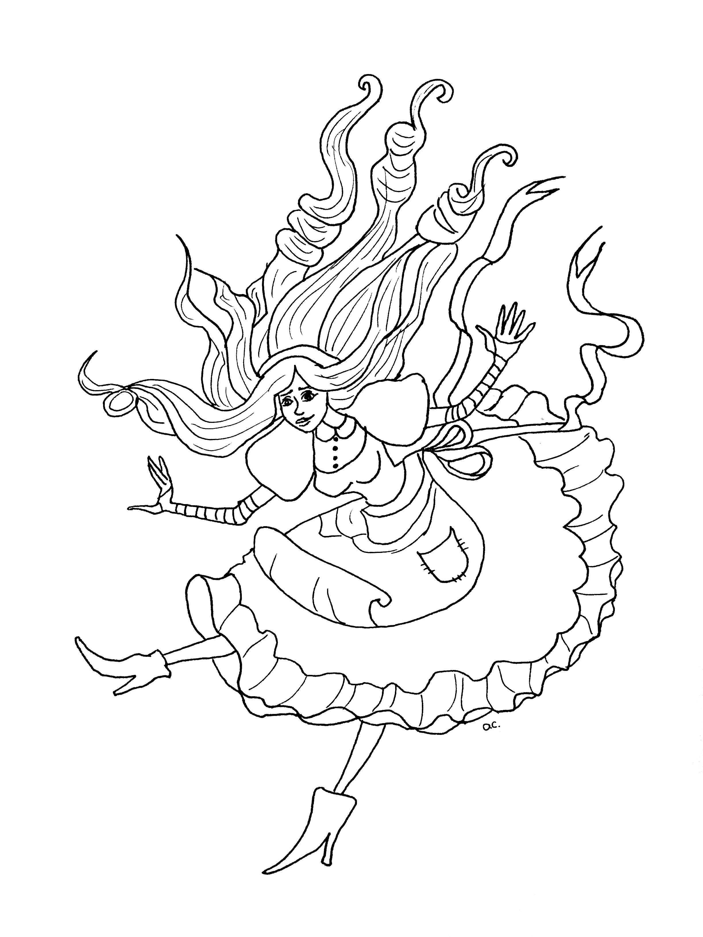 2448x3264 Alice Wonderland Coloring Pages For Adults 93 Best Alice
