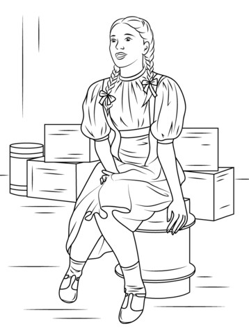358x480 Wizard Of Oz Coloring Pages Elegant Dorothy Gale Coloring Page