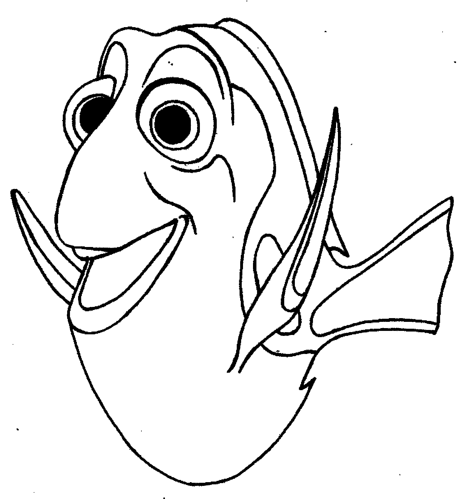 Dory Coloring Pages