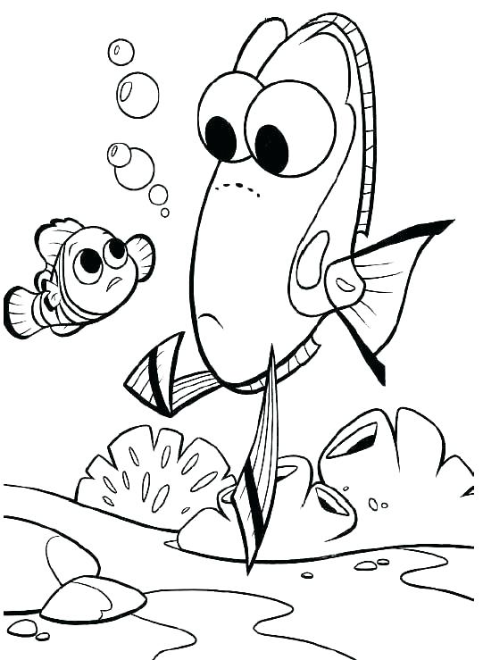 541x739 Dory Fish Coloring Dory Coloring Pages Finding Meets Dory Coloring