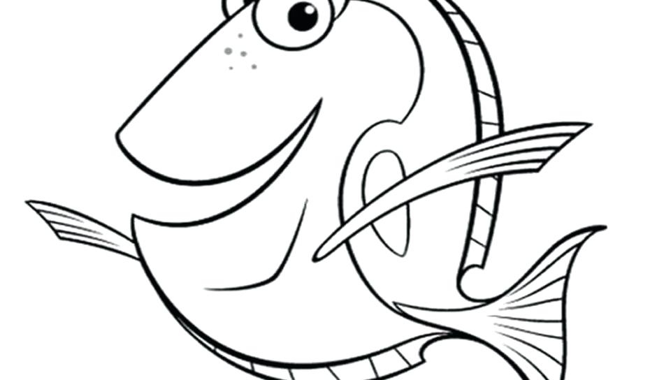 960x544 Dory Fish Coloring Wants To Eat Dory Coloring Page Free Printable