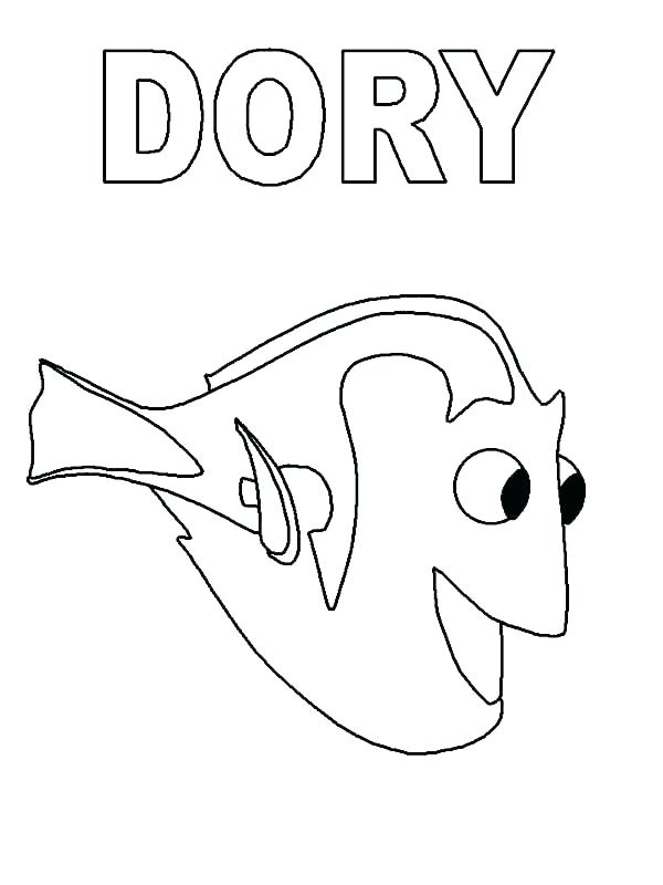 600x800 Nemo And Dory Coloring Pages Finding Coloring Sheets Page Simple