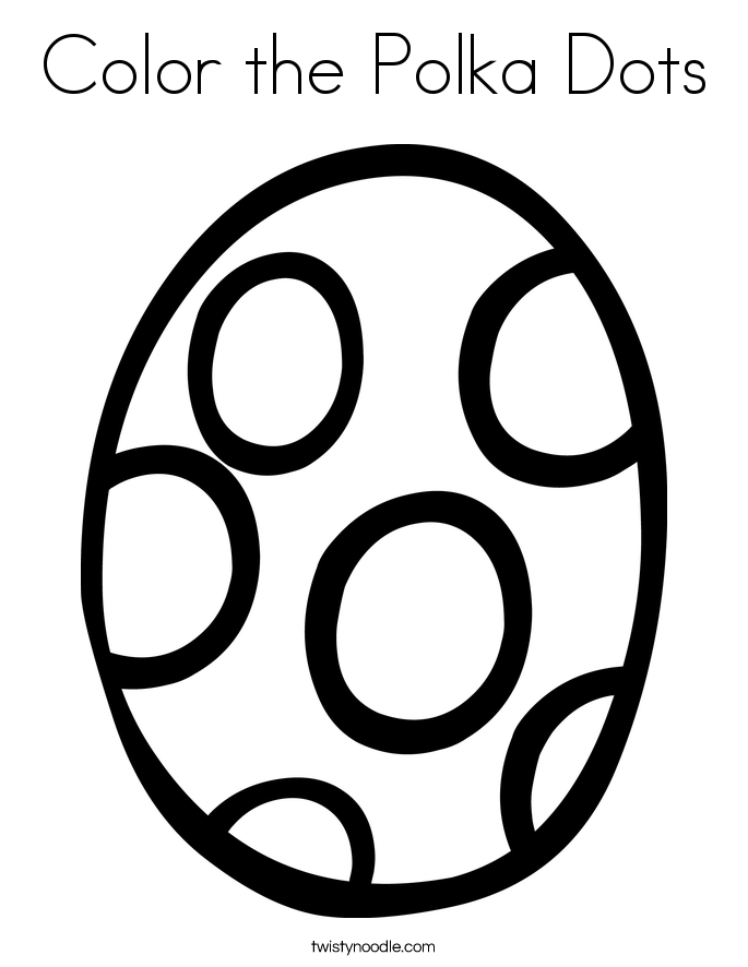 685x886 Color The Polka Dots Coloring Page