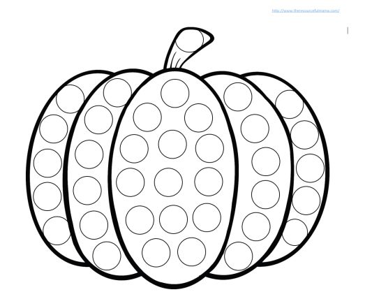 Dot Marker Coloring Pages