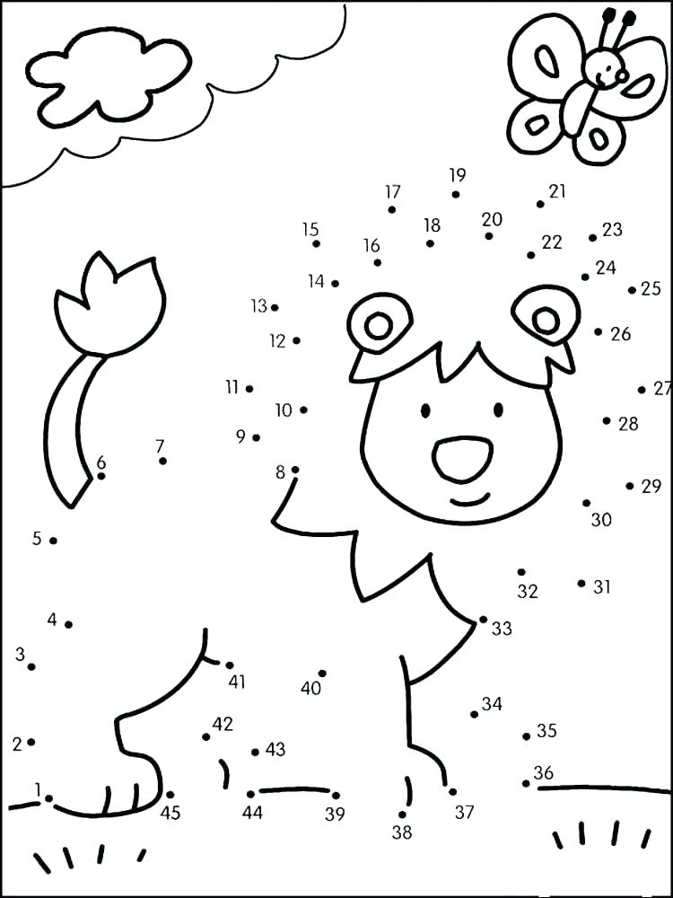 750x1000 Dot To Dot Activities 1 20 Printable Coloring Alphabet Letter