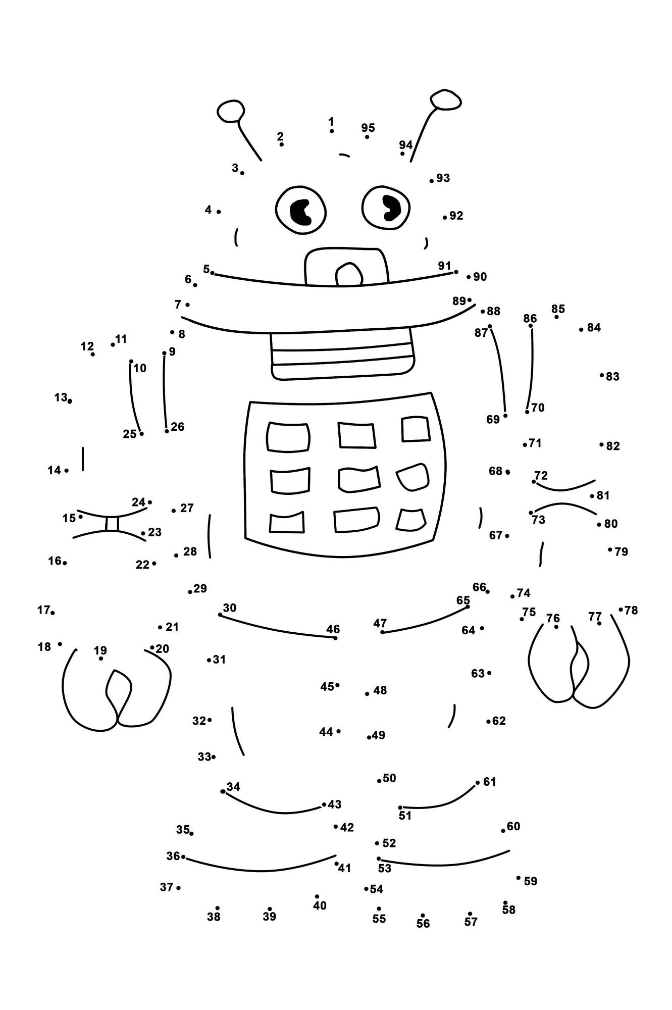 1331x2000 Dot To Dots Worksheets For Kindergarten Activity Shelter Kids