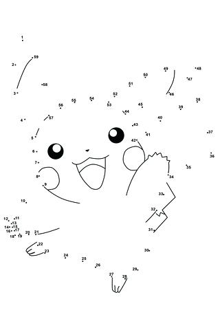 320x480 Dot Coloring Pages