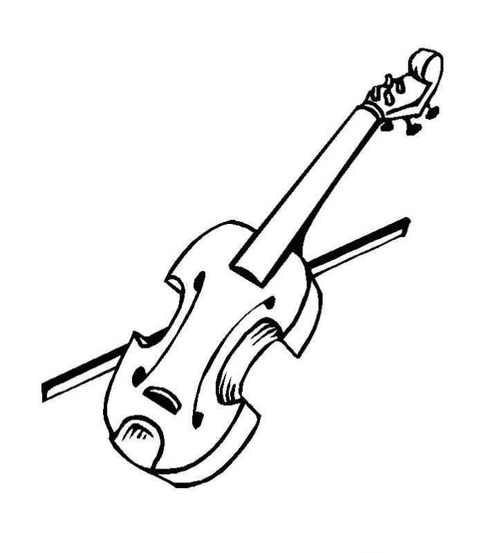 Double Bass Coloring Page