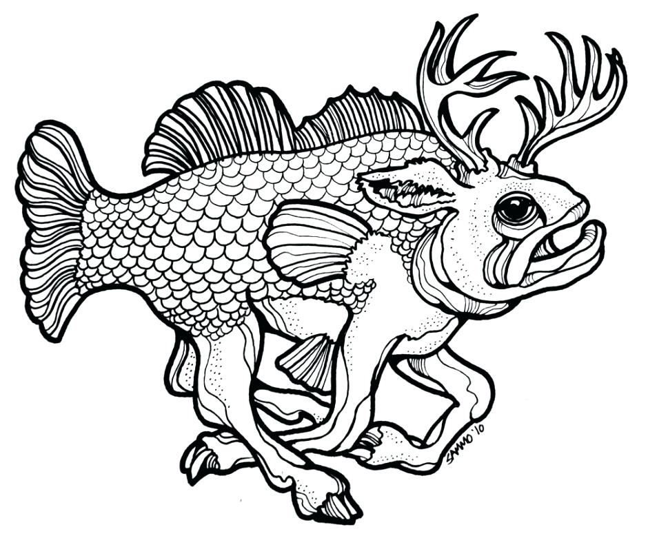 940x781 Bass Coloring Pages Free Bass Coloring Pages