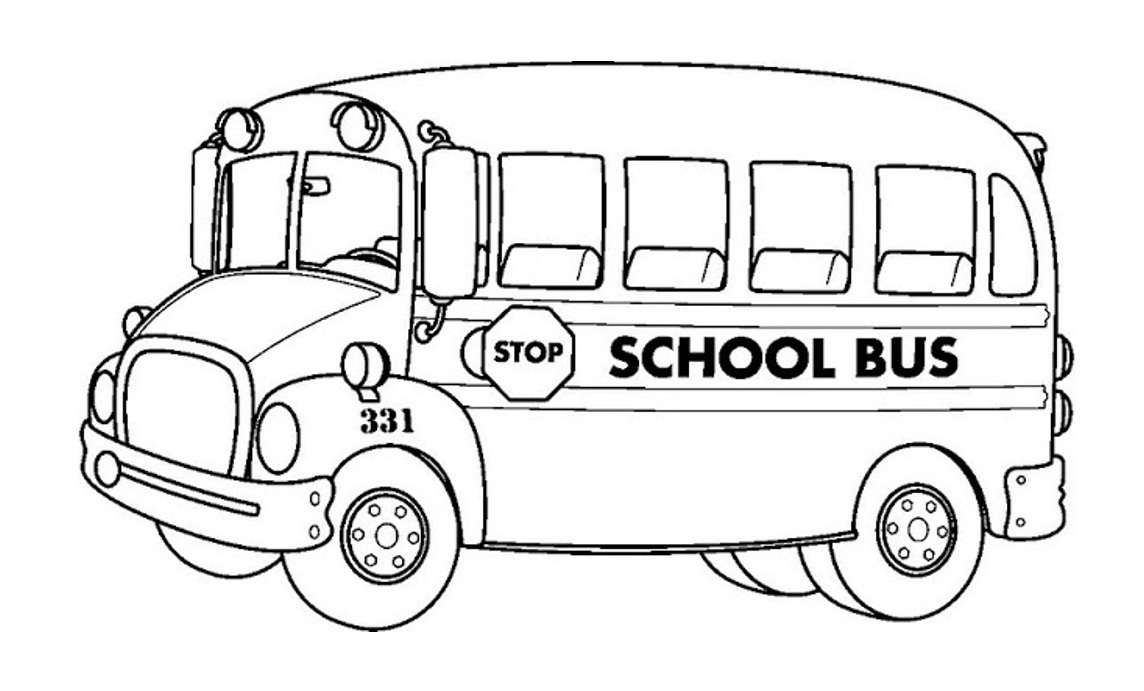 1144x691 School Bus Coloring Pages