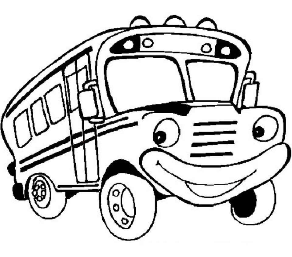 960x846 Bus Coloring Get This School Pages Yzost
