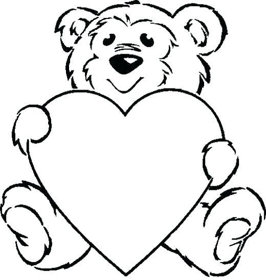 520x547 Heart Coloring Page Basic Shapes Coloring Pages Basic Shapes Free