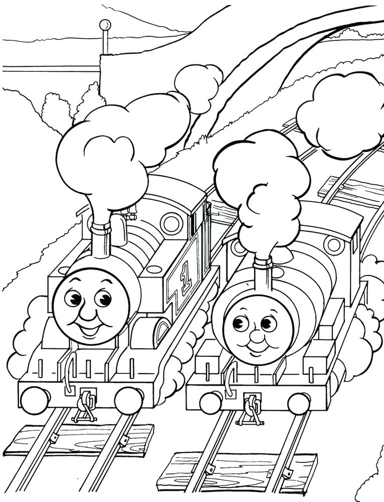 766x1000 Coloring Pages Thomas Free Printable The Train Coloring Pages