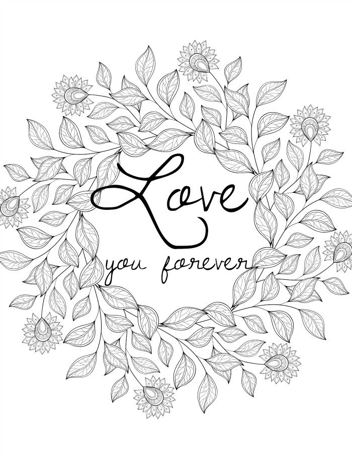 700x924 Free Downloadable Coloring Pages For Adults For Valentines