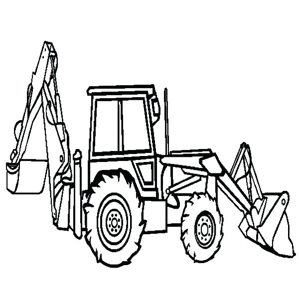 600x612 Bulldozer Coloring Pages Construction Monster Truck 9 Colors