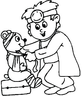 343x400 Doctor Coloring Pages Nice Doctor Coloring Page Doctors Office