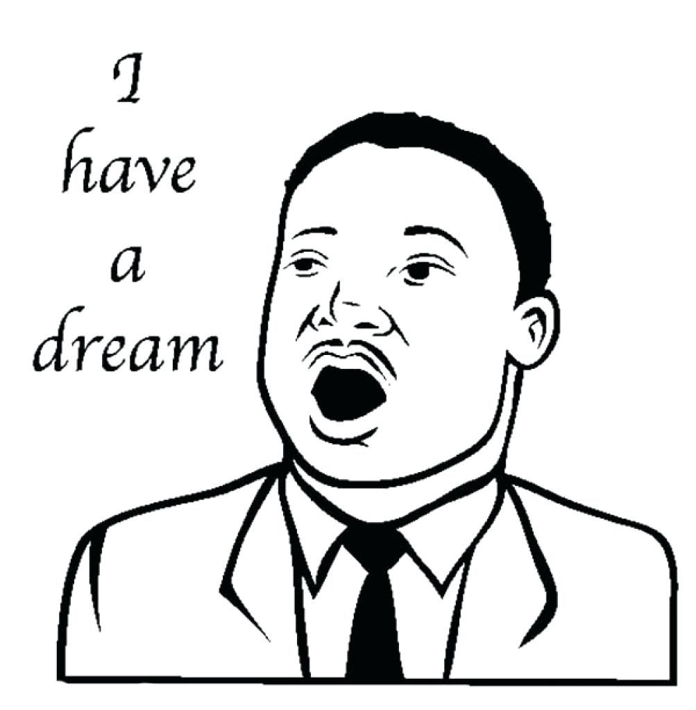 Dr Martin Luther King Jr Coloring Pages