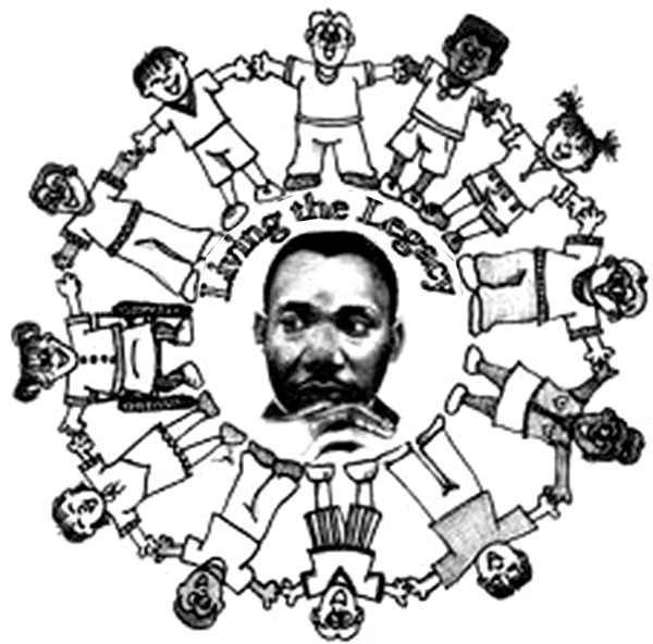600x592 Martin Luther King Clipart Martin Luther King Coloring Page