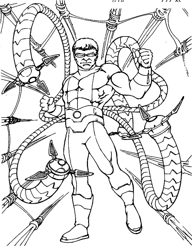 612x792 Kids Under 7 Spider Man Coloring Pages