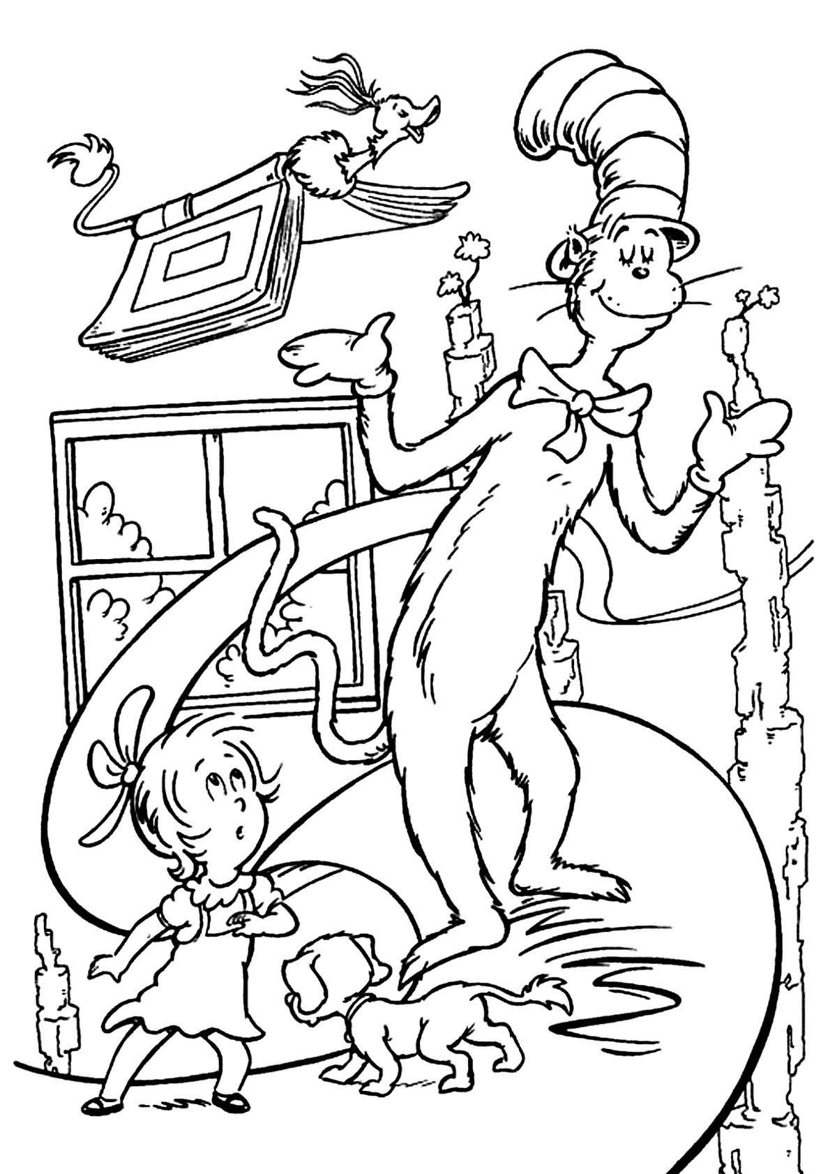 1200x1682 Dr Seuss Birthday Coloring Sheets Best Happy Birthday Wishes