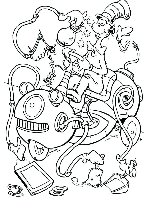600x811 Dr Seuss Hat Coloring Page Hat Coloring Page Cat In The Hat