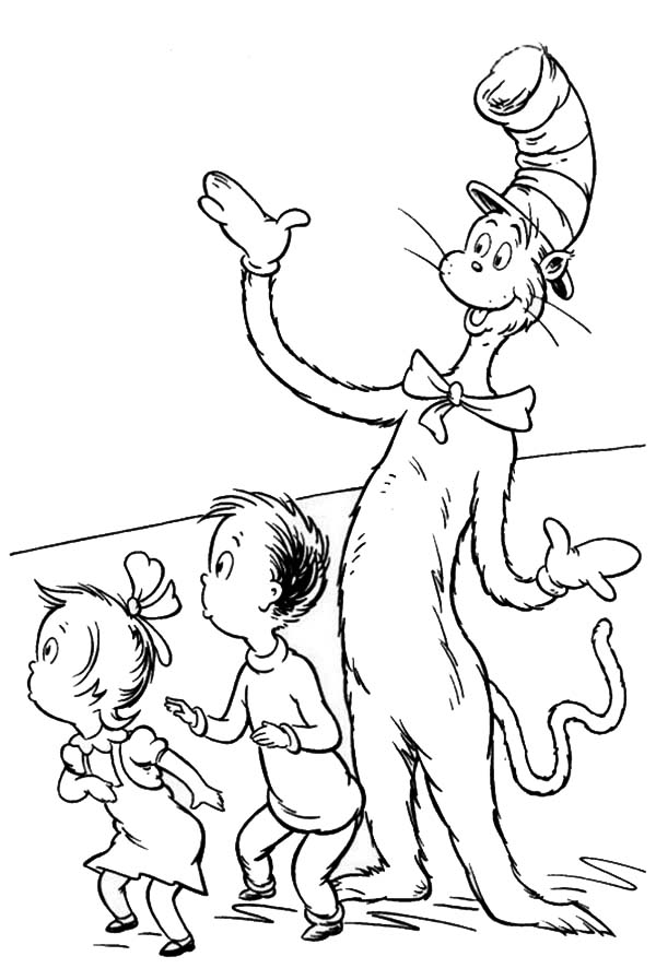 600x897 Dr Seuss The Cat In The Hat Surprise Sally And Her Brother