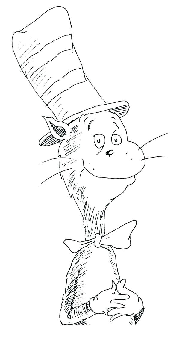 618x1125 Cat The Hat Coloring Pages Cat The Hat Coloring Pages Cat