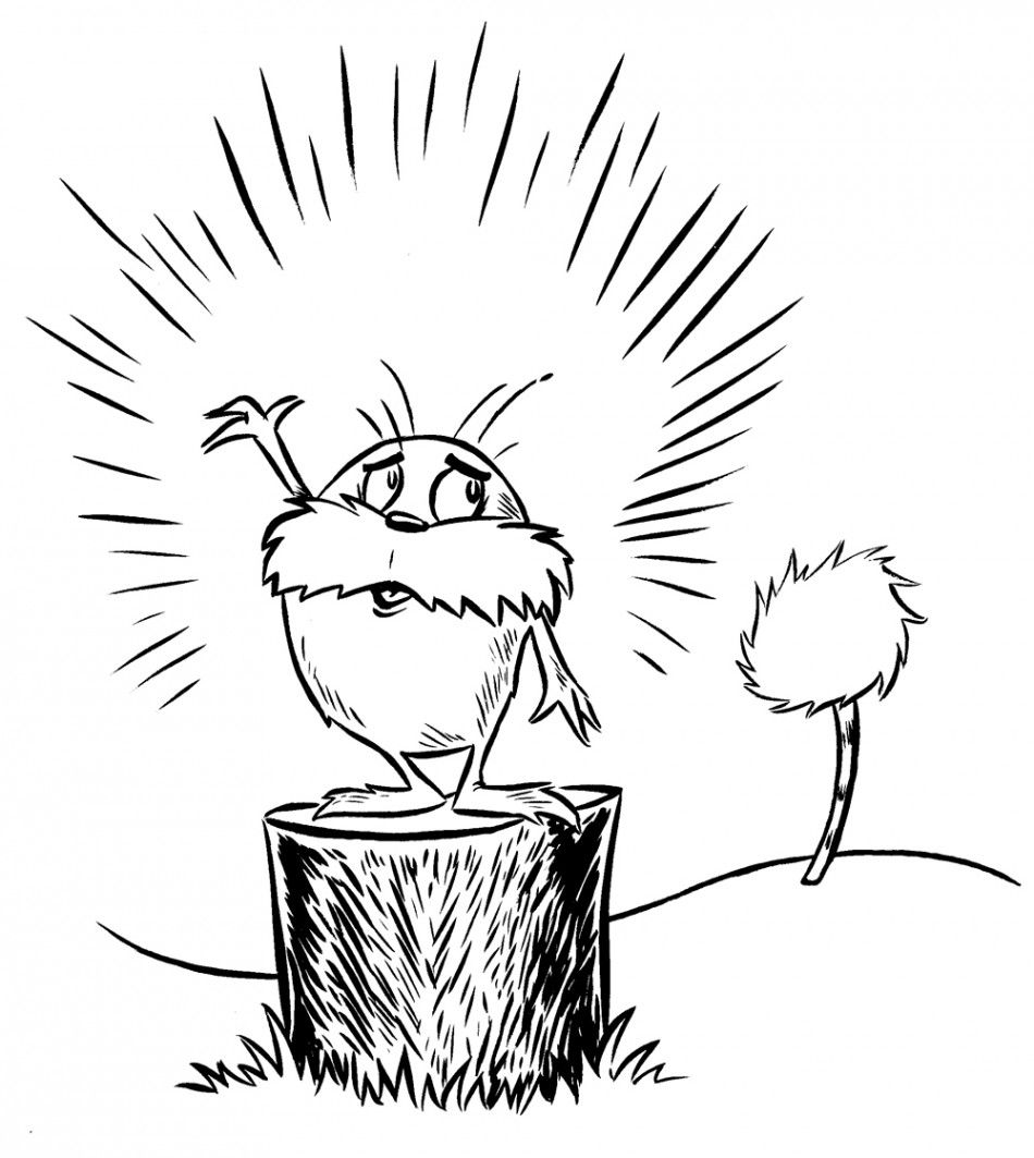 Dr Seuss Coloring Page Printable