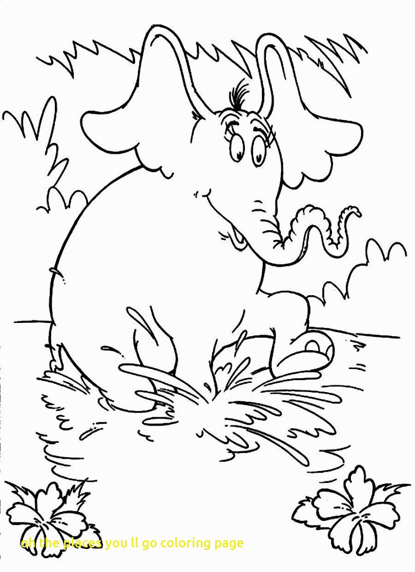 810x1116 Oh The Places You Ll Go Coloring Page With Dr Seuss Coloring Pages