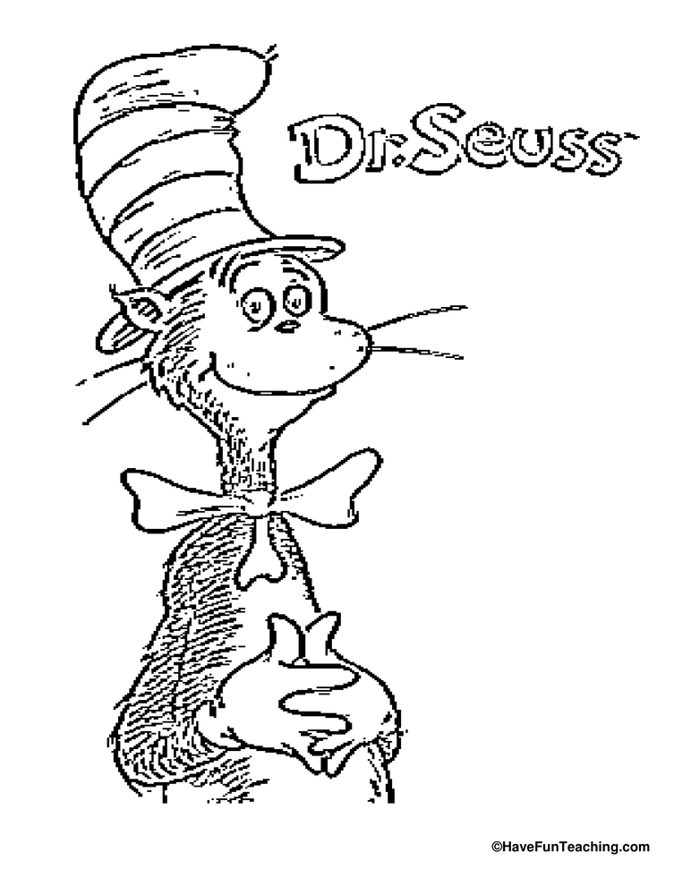772x1000 Dr. Seuss Coloring Page Have Fun Teaching