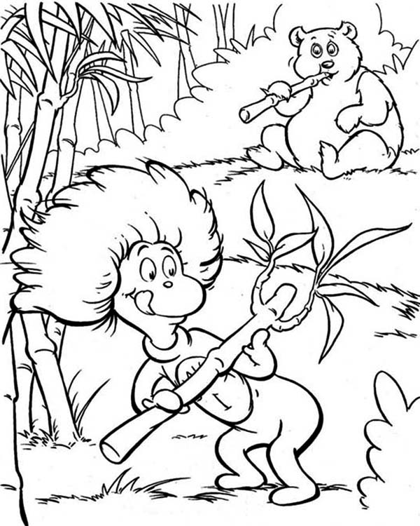 600x750 Thing One Cutting Some Bamboo In Dr Seuss The Cat In The Hat