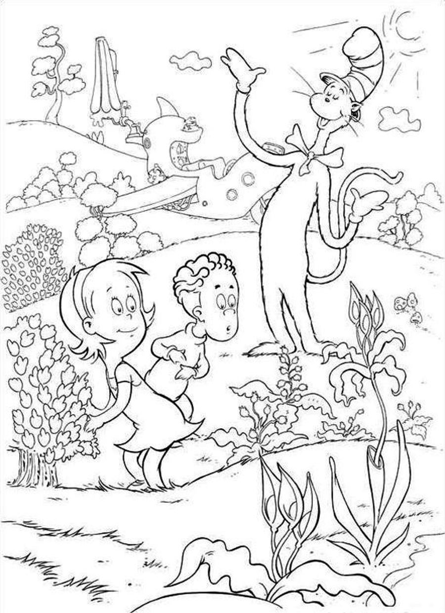900x1240 Top Dr Seuss Coloring Pages Printable Connect3