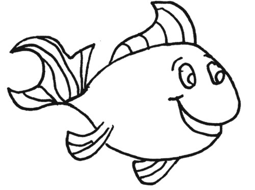 500x372 Dr Seuss Fish Coloring Page Clipart Panda