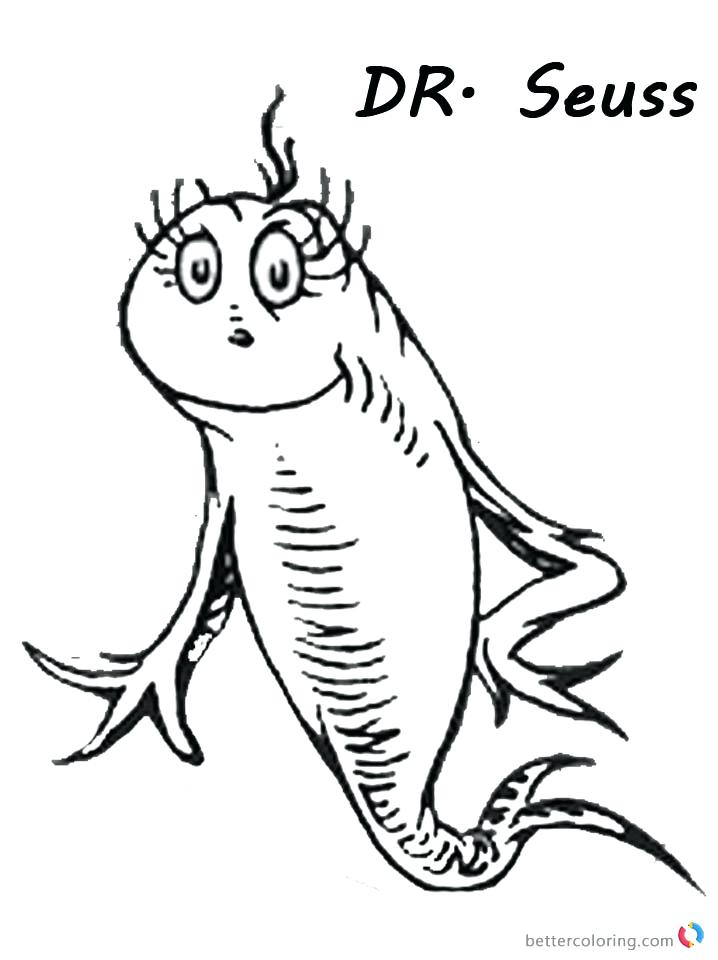 718x960 One Fish Two Fish Coloring Pages Colorful Cute Fish Free Download