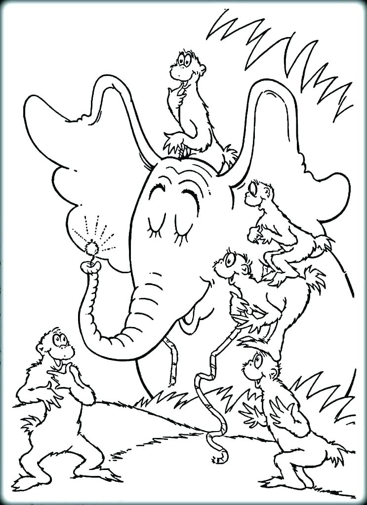 743x1024 Dr Seuss Color Sheets