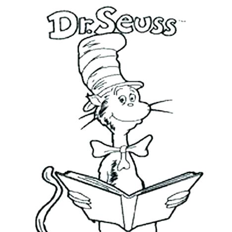 468x468 Dr Seuss Coloring Pages Cat In Hat Coloring Pages Cat In