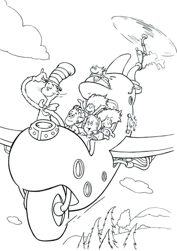 600x850 Dr Seuss Hat Coloring Page Cat In Hat Color Pages Cat In